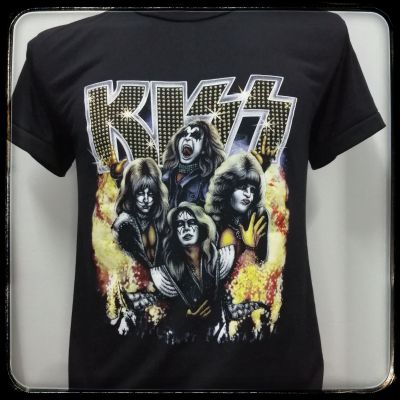 เสื้อ​วง​KISS​ผ้า​บาง​