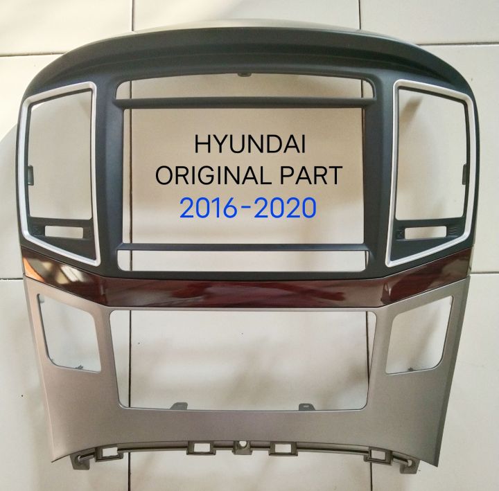 หน้ากากวิทยุ-hyundai-h1-starex-งานแท้ของศูนย์-ปี-2014-2020-สำหรับเป็นหน้ากากเดิม