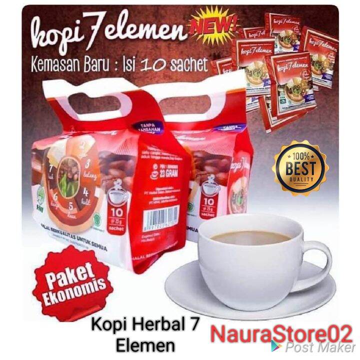 KOPI HERBAL 7 ELEMEN HNI HPAI/KOPI HERBAL ISI 10 SASHET HNI HPAI/KOPI