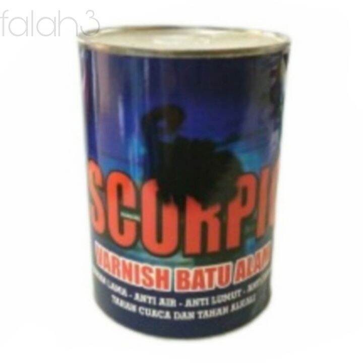 vernis batu alam/scorpio varnish batu alam gloss/coating batu alam/cat
