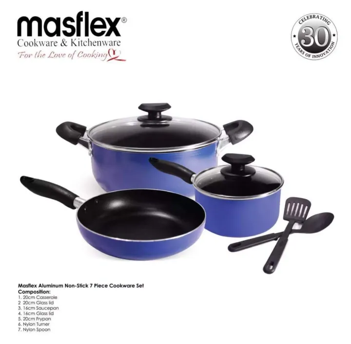 Masflex Original 7Piece Induction Ready NonStick High Quality