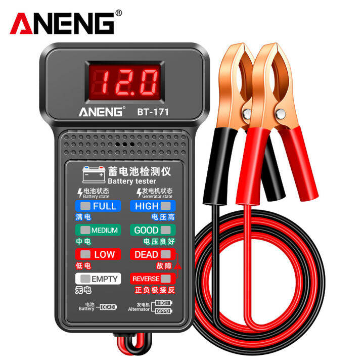 ANENG BT171 12V Digital Battery Tester Car Battery Indicator with
