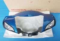 ฝาครอบไฟหน้าแท้HONDA Wave100 รุ่นยูบ๊อค/ดัมเบรค สีน้ำเงิน อะไหล่แท้ศูนย์HONDA(33301-KTL-741TC)1ชิ้น