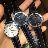 US SUBMARINE นาฬิกาข้อมือผู้หญิง เรือนสแตนเลส2ไมครอนสายหนังแท้ Quartz Analog (3เข็ม)กันน้ำ3ATM เครื่องญี่ปุ่น