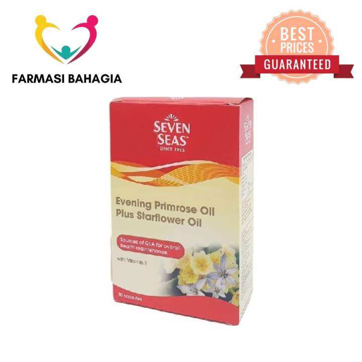 Seven Seas Evening Primrose Oil Plus Starflower Oil Capsules 30’s Lazada