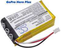 กล้องแบตเตอรี่gopro hero plus 3.7V/800MAh PR-062334สำหรับ Gopro Hero+ Heroplus