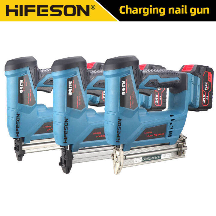 HIFESON Wireless Electric Nailer 1022/422/F30/ST18/FST30 Nail Tool