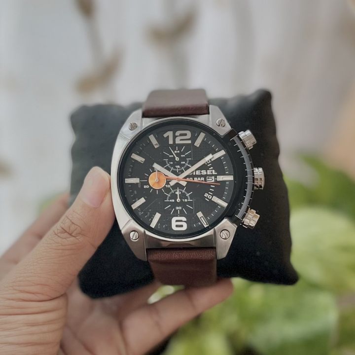 นาฬิกาข้อมือผู้ชาย-diesel-advanced-chronograph-mens-watch-รับประกันของแท้-100-ไม่แท้ยินดีคืนเงินเต็มจำนวน