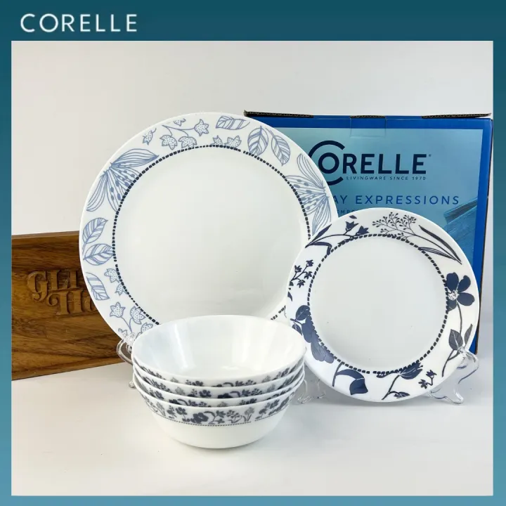 Corelle Everyday Expressions Tempered Glass Rutherford 12 Piece