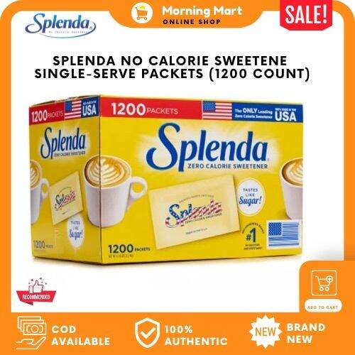 Splenda Zero Calorie Sweetener, Sugar Substitute, 1200 Packets | No ...