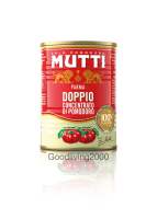 (Free shipping) Mutti Double Concentrated Tomato (Doppio Concentrato Di Pomodoro) 440g มูตติ มะเขือเทศบดละเอียด ชนิดเข้มข้น สองเท่า 440 ก.