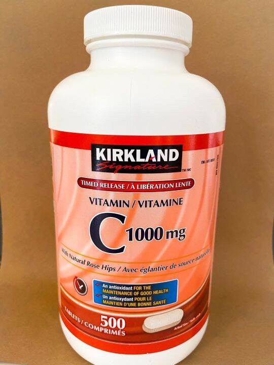 Kirkland Vitamin C 1000mg (500 tablets) Lazada PH