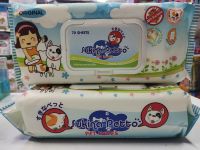 Sukina Petto Pet Wipes ผ้าเปียกสำหรับทำความสะอาดสัตว์เลี้ยงขนาดบรรจุ 70 แผ่น