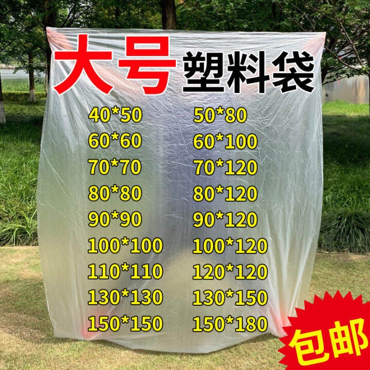 Large Plastic Bag Transparent Storage Quilt Moistureproof Carton Inner