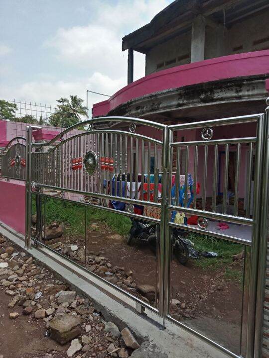 pintu stainles pagar stainles | Lazada Indonesia