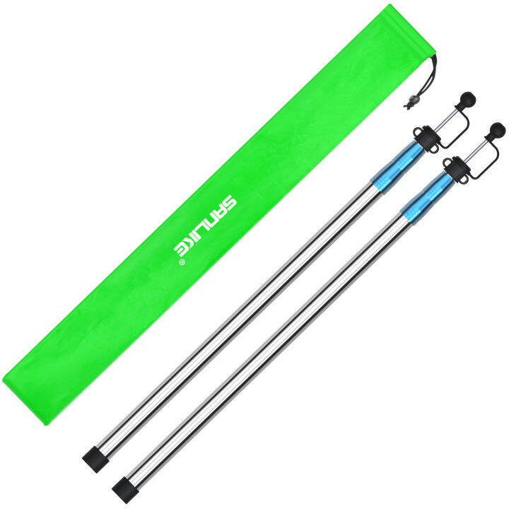 SANLIKE Telescoping Tarp Pole Heavy Duty Tent Pole 86.36cm220cm