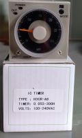 TIMER H3CR-A8 timer 0.05S-300H VOLTS:100-240VAC พร้อมซ็อกเก็ต สินค้าพร้อมส่ง