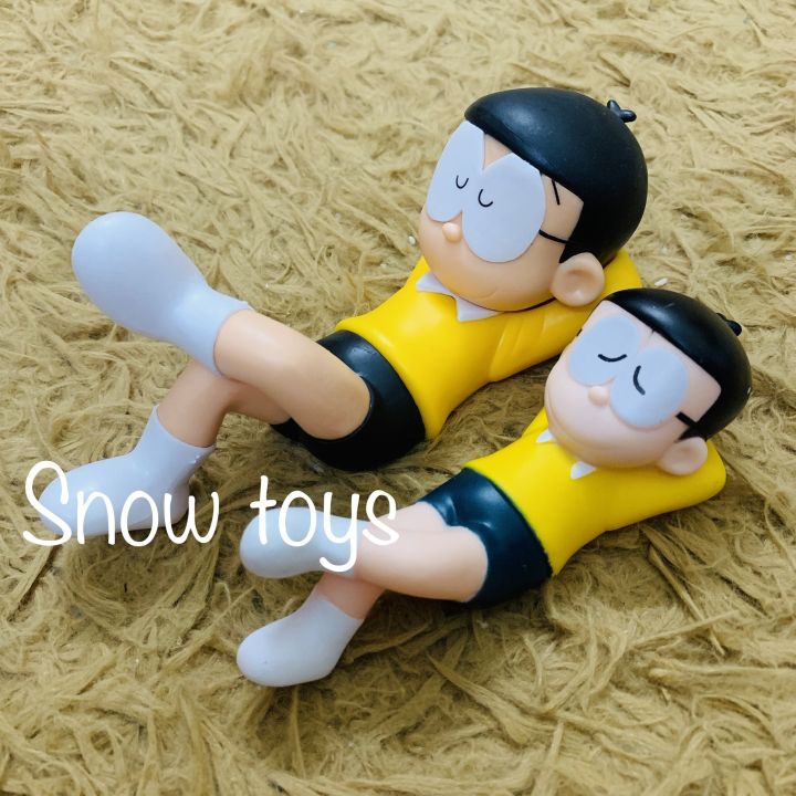 Mô hình Nobita nằm ngủ: Cùng đến với Mô hình Nobita nằm ngủ, bạn sẽ được trải nghiệm cảm giác yên bình và thư giãn khi cùng Nobita nghỉ ngơi sau những giờ học tập và làm việc căng thẳng. Với thiết kế đầy sáng tạo và chi tiết chân thực, bộ sưu tập mô hình này sẽ khiến bạn khó lòng rời mắt.