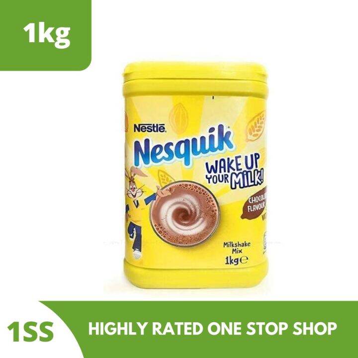 Nestle Nesquik Wake Up Your Milk Chocolate Flavour Milkshake Mix, 1kg ...