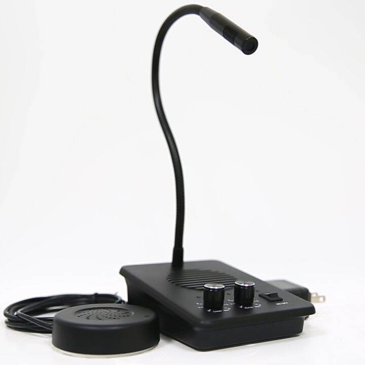 Window Speaker Dual Way Window Intercom System Zero-Touch Window Mic ...