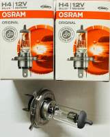 OSRAM หลอดไฟ H4 12V 60/55W MADE IN GERMANY ราคาจำหน่ายแพคคู่ (2 ดวง)