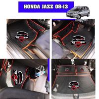 พรมปูพื้นรถยนต์ HONDA JAZZ GEปี2008-2013 (แถมฟรีแผ่นรองส้นเท้ามูลค่า 250-.)