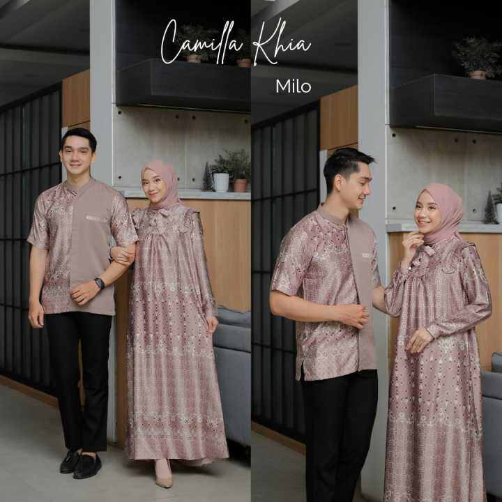 BAJU MUSLIM COUPLE CAMILLA KHIA /BAJU SEKELUARGA Lazada Indonesia
