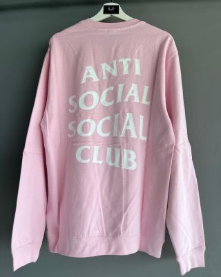 [RARE] Anti Social Social Club Crewneck (Pink)