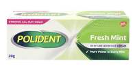 Polident fresh mint 20g กาวติดฟันปลอม