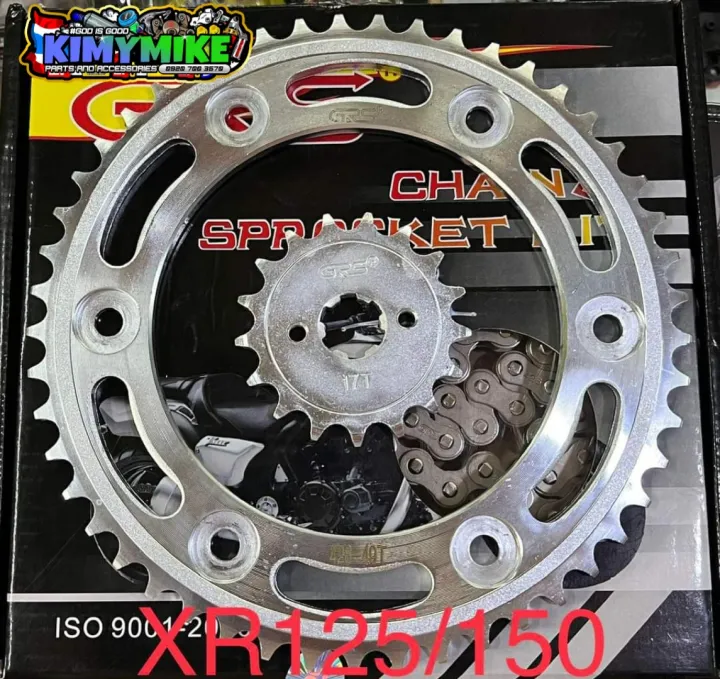 sprocket chain set fo XR 125 AND 150 428 Lazada PH