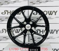 ล้อแม็ก ขอบ17 SHOWY L1780 17X7.5 ET+35 5H114.3 สีดำ?ราคาชุด4วง✅แถมจุกเหล็ก? มีรับประกันนาน 100 วัน✅❤️