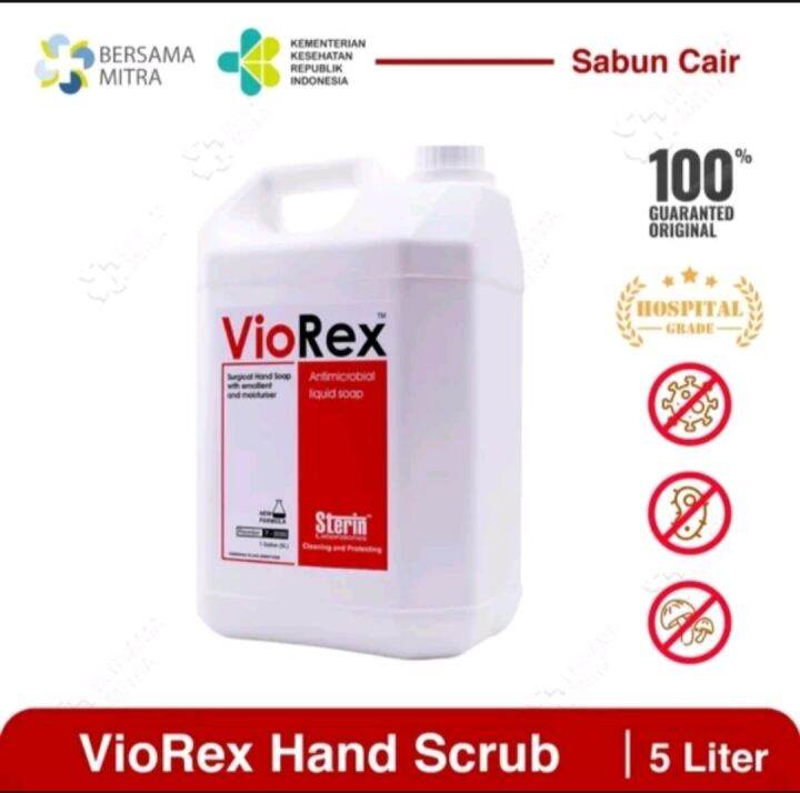 Sabun Cuci Tangan Viorex Surgical Hand Soap Sterin 5 liter Lazada