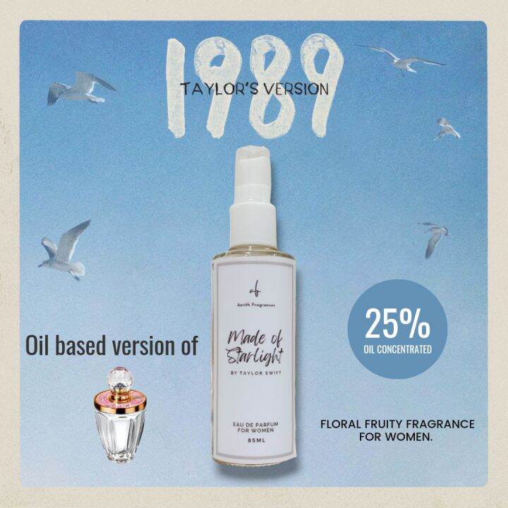 Taylor Swift Made of Starlight 25 Oil Based Perfume 85ml Lazada PH
