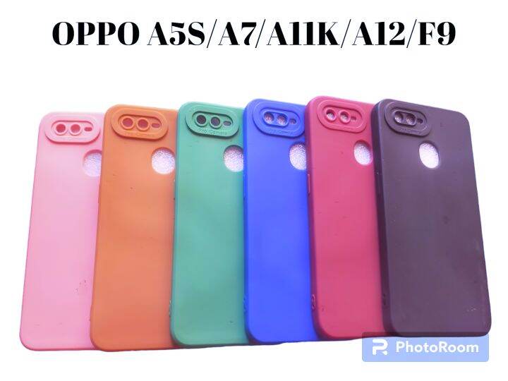 Softcase Oppo A5s A7 A11k A12 F9 Case Macaron Pro Kamera