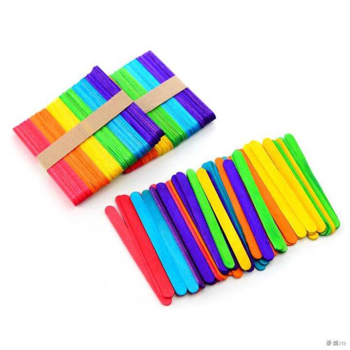 50pcs-colored-wood-craft-popsicle-sticks-for-diy-art-crafts-kids-hand-crafts-diy-making-funnycreative-handicraft