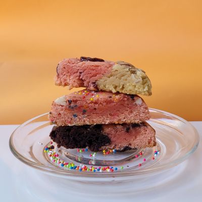 TAAMCHOBS l 🌷PINK SET💝 miniset cookies มินิเซตคุกกี้รสนมชมพู ขนาด 60กรัม 1 เซ็ต 3 ชิ้น