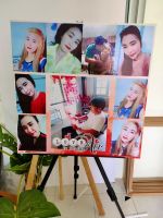 กรอบลอย Photo &amp; ไวนิลขนาด 40 * 40 ซมแถมตะขอฟรีด้านหลัง