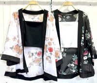 New?เสื้อคลุมกิโมโน kimono ผ้าชีฟองสไตล์ญี่ปุ่น