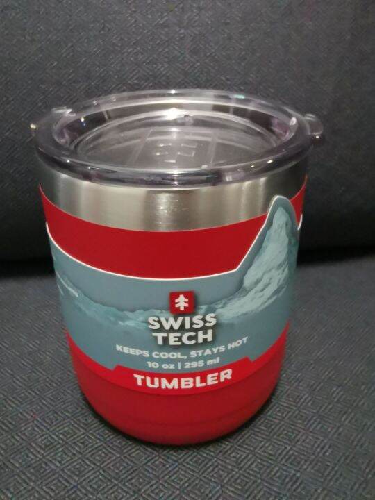 แก้วน้ำสูญญากาศ swisstech TUMBLER 10 oz l 295 ml ST071009 Lazada.co.th