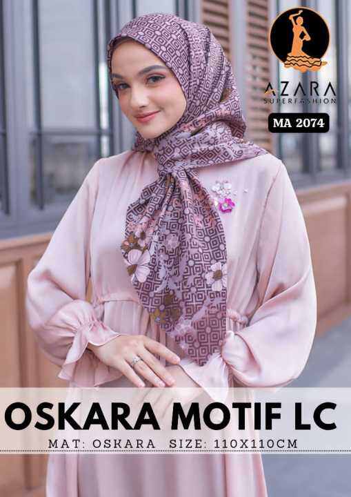 jilbab segiempat fashion terbaru motif cantik kekinian | Lazada Indonesia