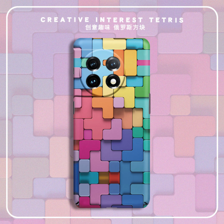 Tetris for OnePlus 11 Phone Case New 10pro All-Inclusive Lens  Drop-Resistant 9RT Ultra-Thin Silicone Hard Case 1+8T Creative 7pro Simple  Contrast Color OnePlus Ace Couple Protective Cover | Lazada