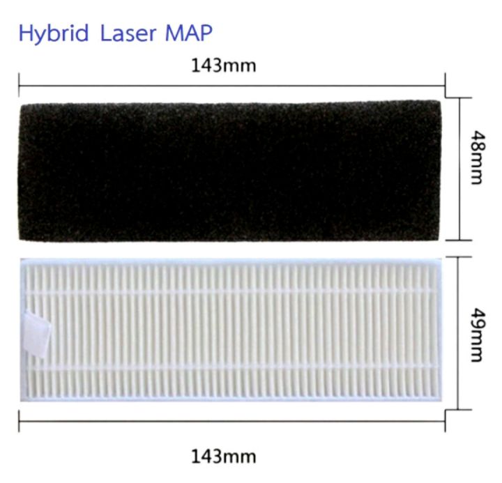 แผ่นกรอง-hepa-อะไหล่-หุ่นยนด์ดูดฝุ่น-mister-robot-รุ่นhybrid-hybrid-mapping-hybrid-camera