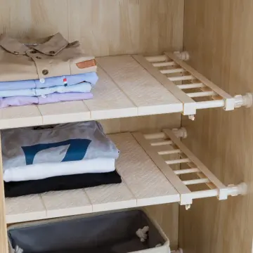 Joybos Closet Storage Shelf Wardrobe Organizer,Layered Partitions