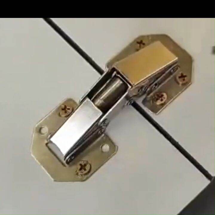 90 Degree Concealed Cabinet Cupboard Hole Door Bridge Hinges Full Overlay Hydraulic Installation 8450