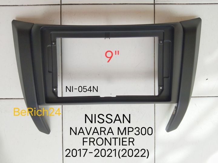 หน้ากากวิทยุNISSAN NAVARA NP300 FRONTIER ปี2017-2022 สำหรับเปลี่ยนจอ Android 9"(เปลี่ยนยกหน้า)