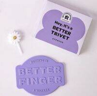 ??BETTERFINGER Trivet?? ที่รองของร้อนซิลิโคน