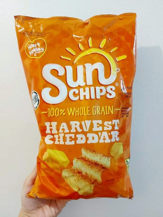 Sun Chips Whole Grain Harvest Cheddar Chips 184.2g (JANUARY 2024 EXPIRY