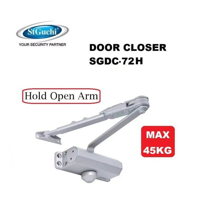 St Guchi Door Closer SGDC72H / Hold Open Door Closer / 72H Door Closer