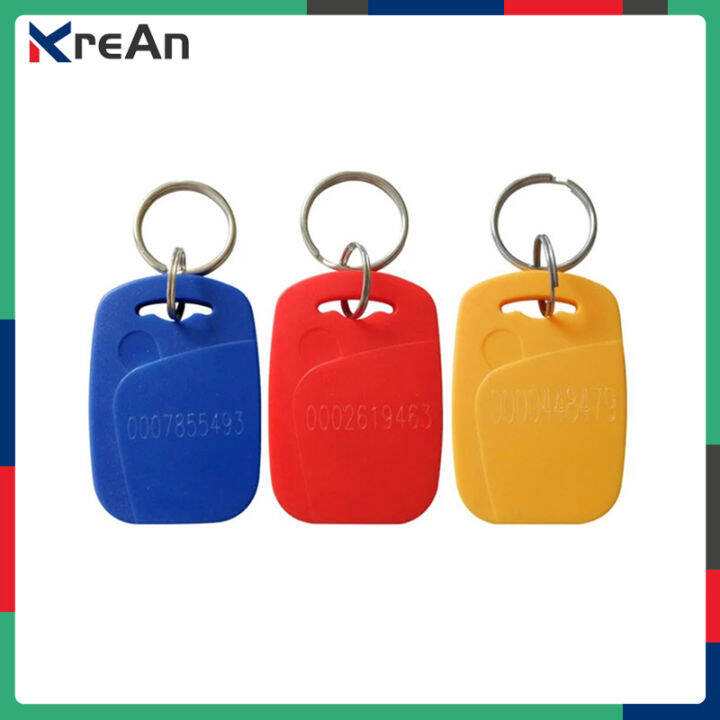 100 Pieces 125khz ID Card Keyfob Tag Block Token RFID Key Door EM