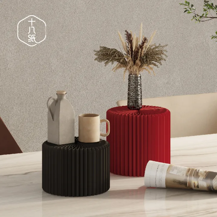 18 Paper Table Cylindrical Display Stand round Desktop Display